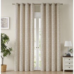 CORTINA JACQUARD "FLOWERS"