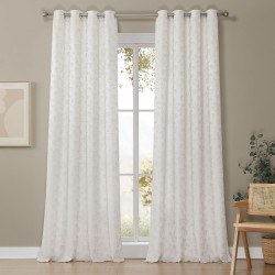 CORTINA JACQUARD LINO "RAMAS"