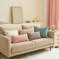 COJÍN "CHENILLA JACQUARD"...